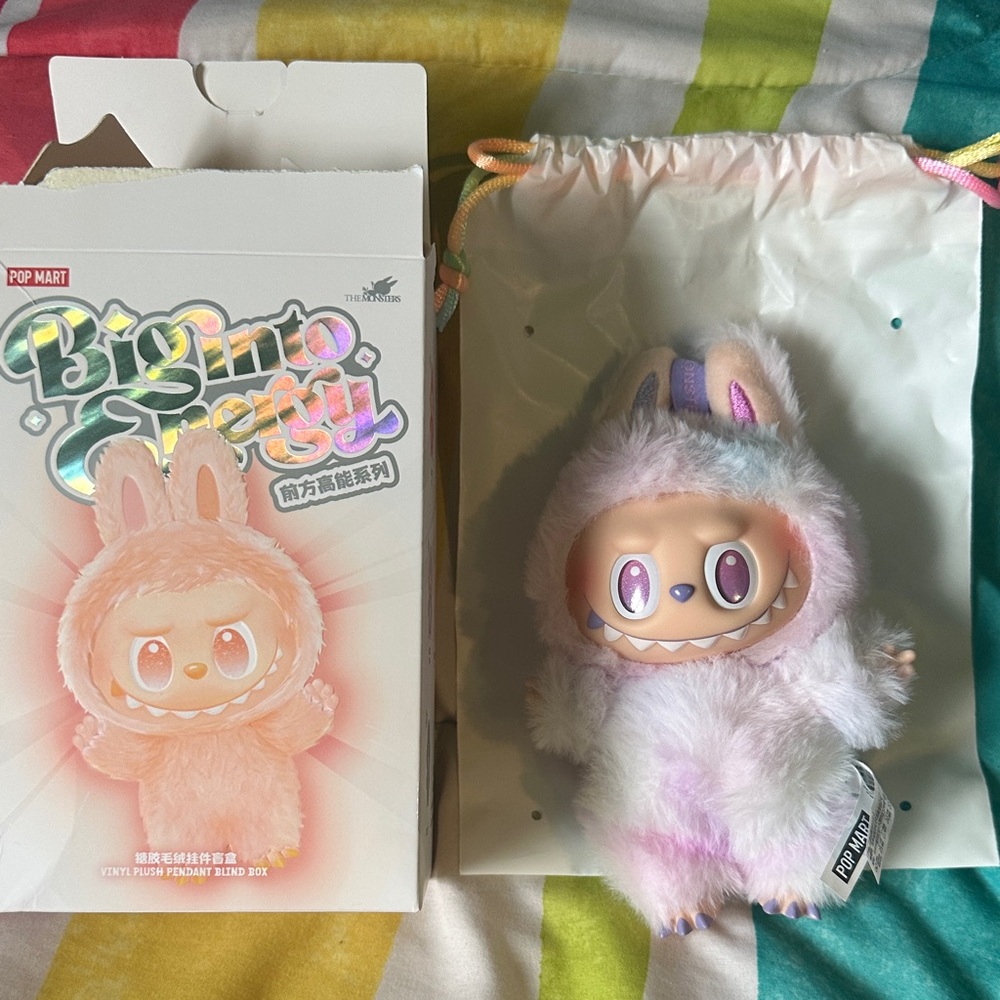 Authentic Big into Energy Luck Labubu